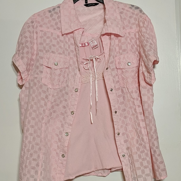 Paper Tee Tops Two Pink Shirts 3x Poshmark